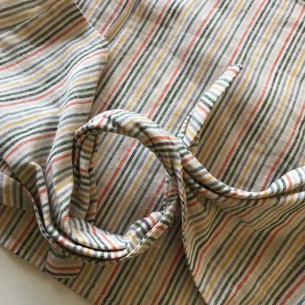 Striped Multicolor Crop Top - Picture 6 of 8